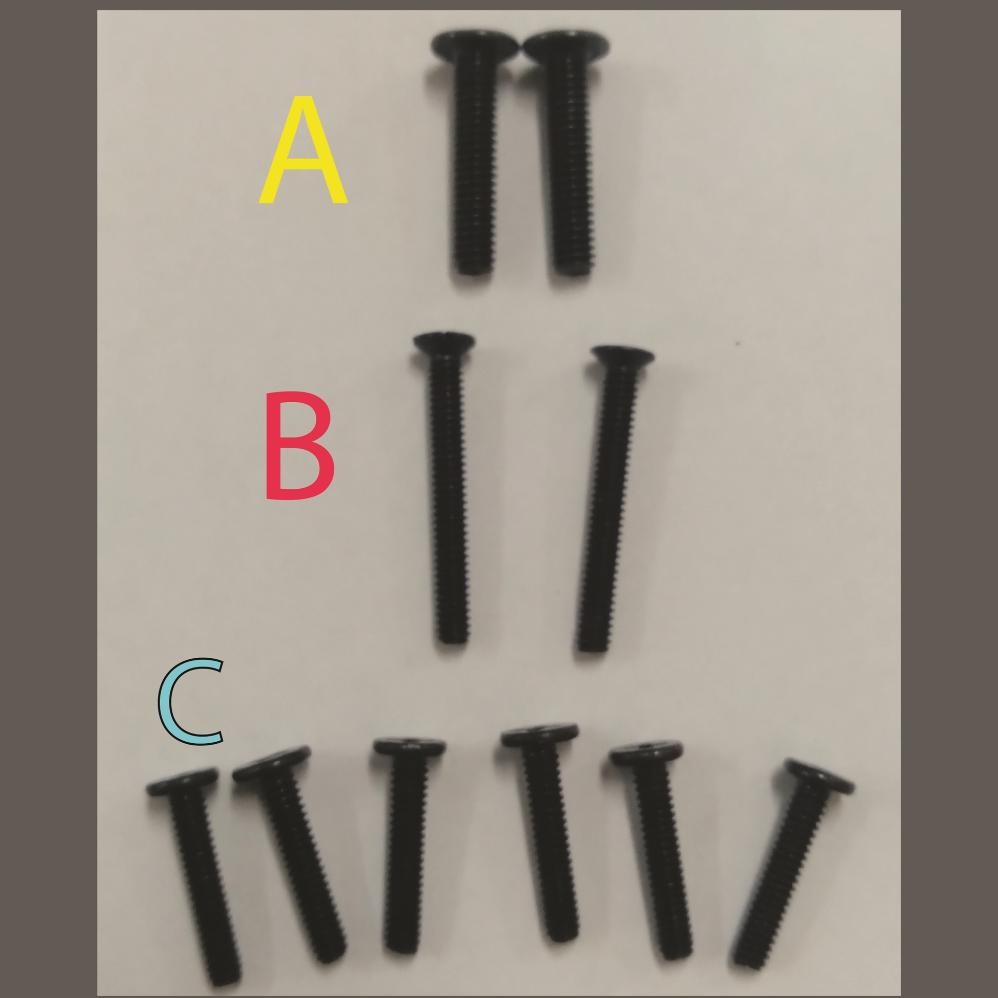 Baut Panjang Asus X540B X540L X540Y X540S Sekrup Casing Cover Bawah