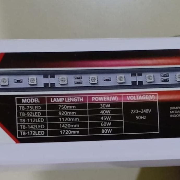 Sale Yang Lampu Hard Tanning Arwana T8-172 (172Cm) Merah