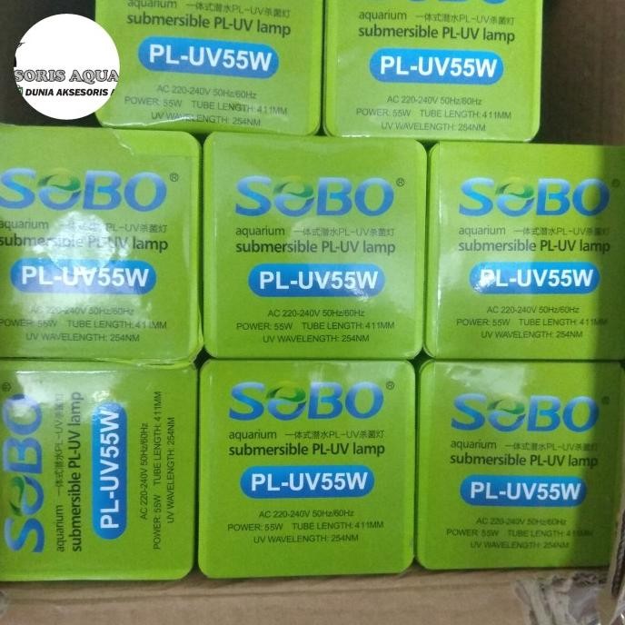 Sale Lampu Uv Kolam Aquarium Sobo Pl-Uv 55 Watt 55Watt