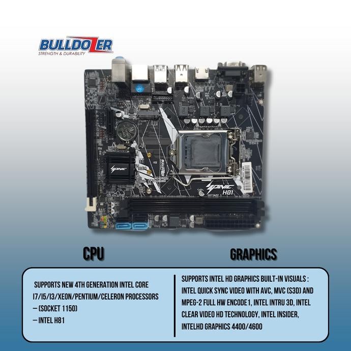 Motherboard Bulldozer H81 M2 - Nvme H81 motherboard buldozer-h81m