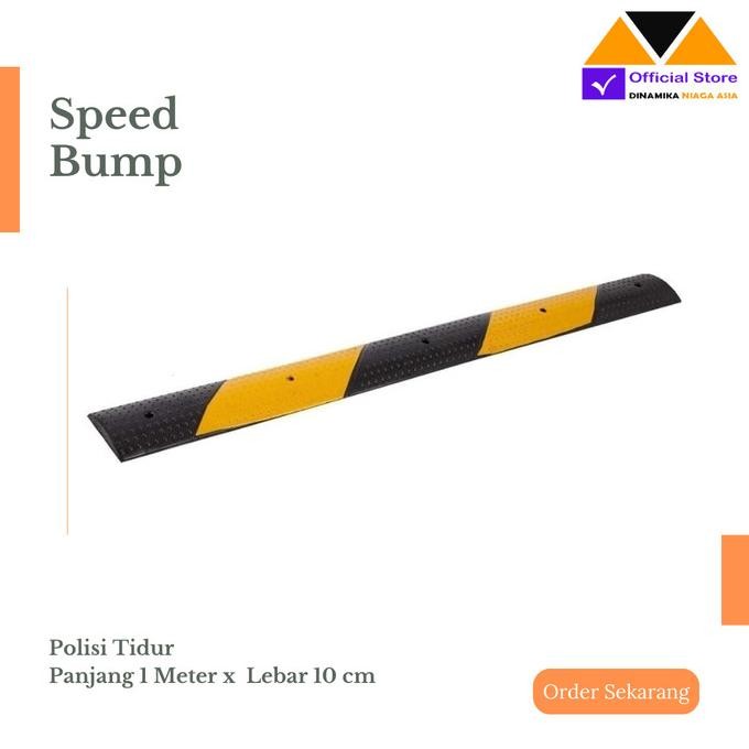 Rubber Speed Bump Kecil Polisi Tidur Karet Kecil 1 Meter New Stok
