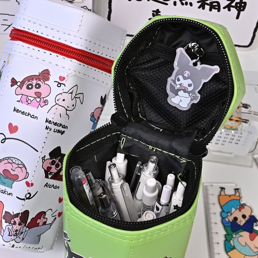 

Kotak Pensil dengan Penutup Kartun Krokodil Hexagonal Kapasitas Besar