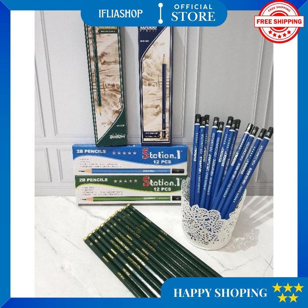 

(12Pc) Pensil 2B Murah/Pensil Biru/Pensil Hijau/Pensil Anak (Wajib Baca Deskripsi!!!) D Terlaris