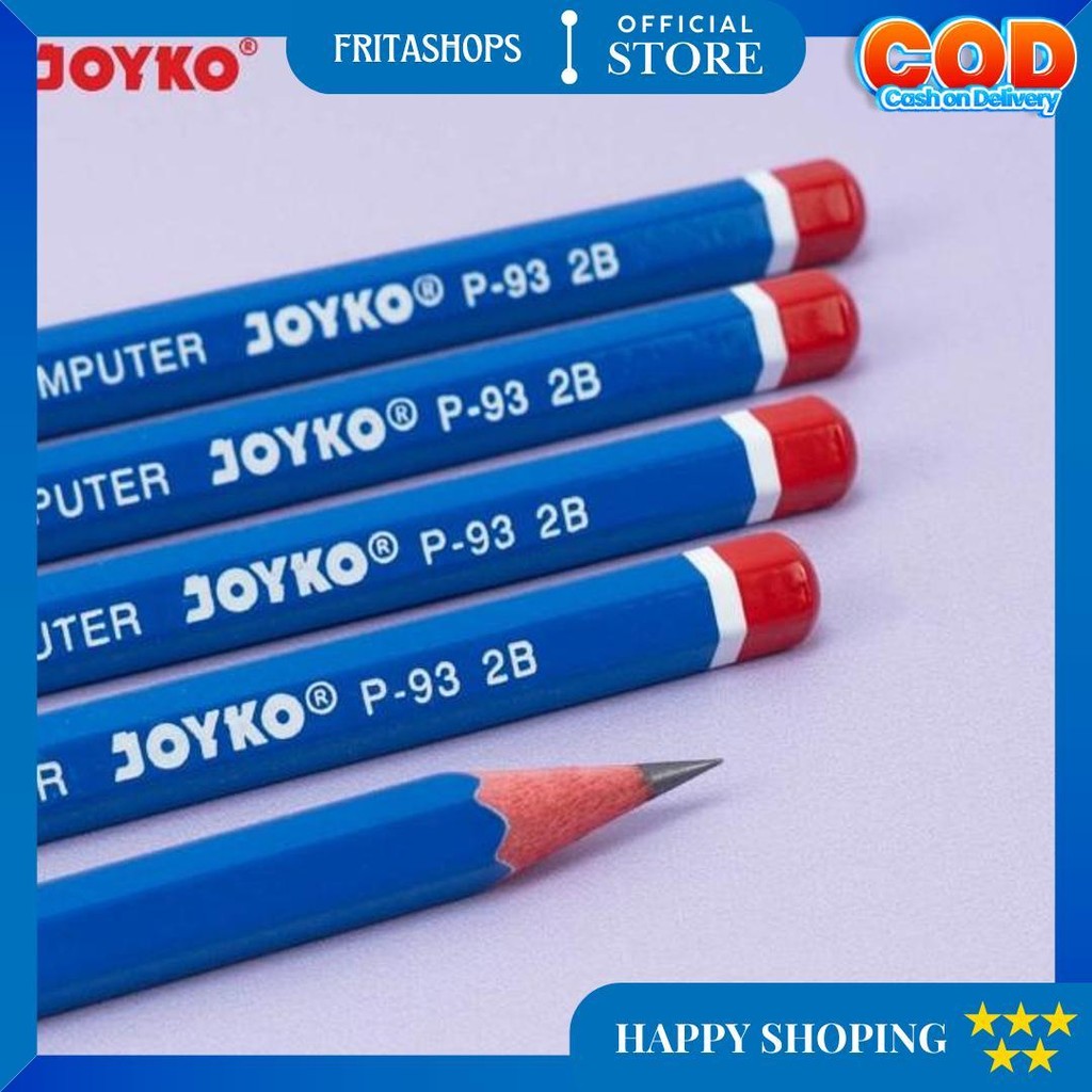 

Pensil / Pencil 2B Joyko P-93 / P 93 ( 1 Pak = 12 Pcs ) D Promo Puncak