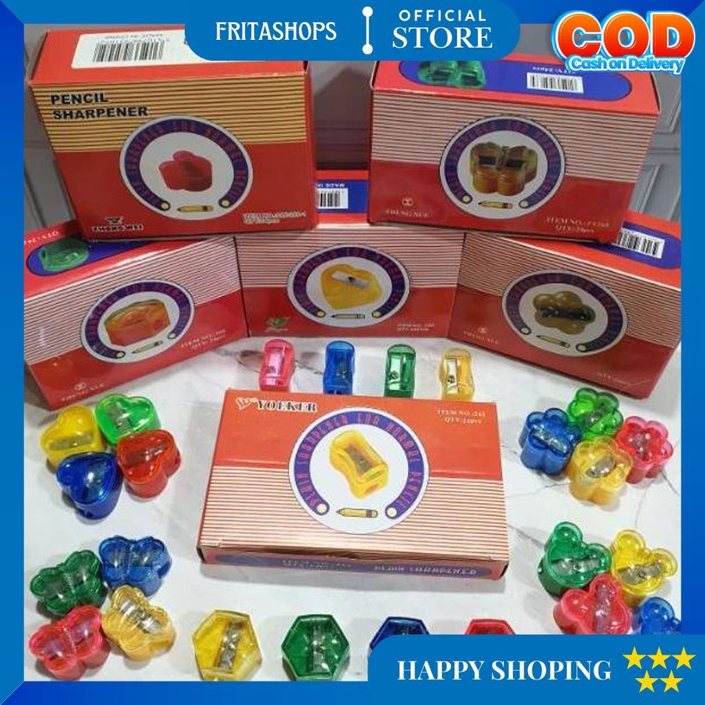 

Serutan Murah (1Box=24Pc)/Serutan Lucu/Serutan Fancy/Rautan Murah/Sharperner/Serutan Warna D Promo Puncak