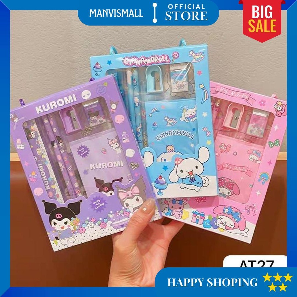 

Termurah Alat Tulis Set 6 In 1 Dan 7 In 1 Karakter Kuromi Murah Lucu / Kotak Pensil Anak Set Stationery Untuk Hadiah Anak Sekolah Sanrio D Terlaris