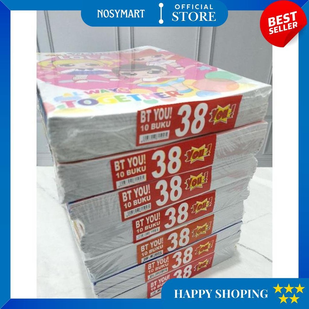 

(((Baca Keterangan Barang!!!))) (10Pc) Buku Tulis Murah Gambar 38 Lembar D Promo 4.4