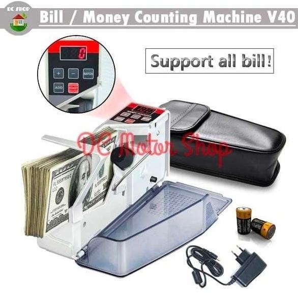 

Terlaris V40 Mesin Penghitung/Hitung Uang Mini Portabel Money Counter/Counting SALE