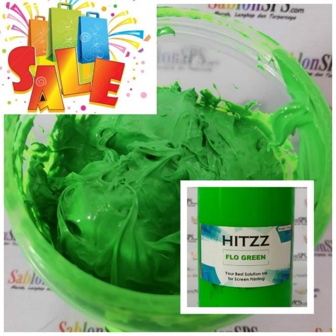 

Baru Tinta Sablon Plastisol Flo Green 1Kg Premium