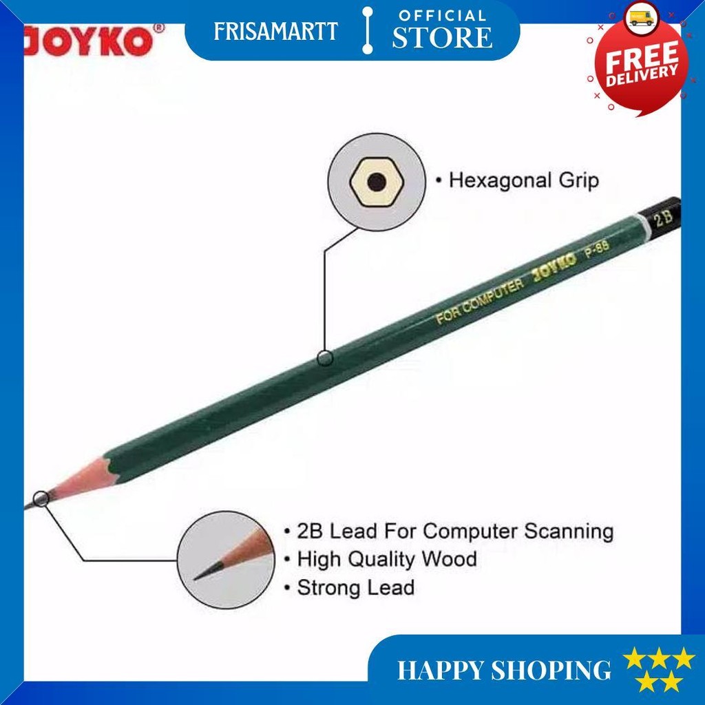 

Pensil 2B Joyko P-88 (1 Lusin) D Gratis Ongkir