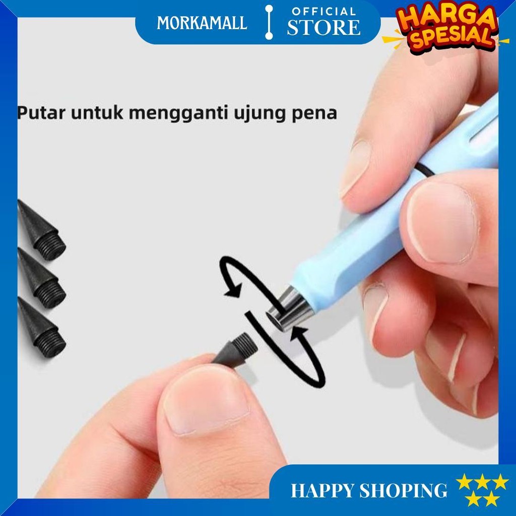 

Voova Pencil Eternal Premium Pensil Tanpa Rautan Pensil Tanpa Isi Unlimited Pensil Ajaib D Cod