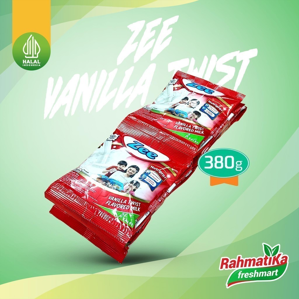 

Zee Susu Bubuk Rasa Vanila / Vanilla Twist (38gram x 10 Sachet)