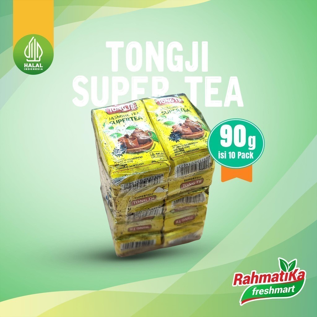 

Tong Tji Jasmine Tea Supertea / Teh Bubuk (9 gram x 10)