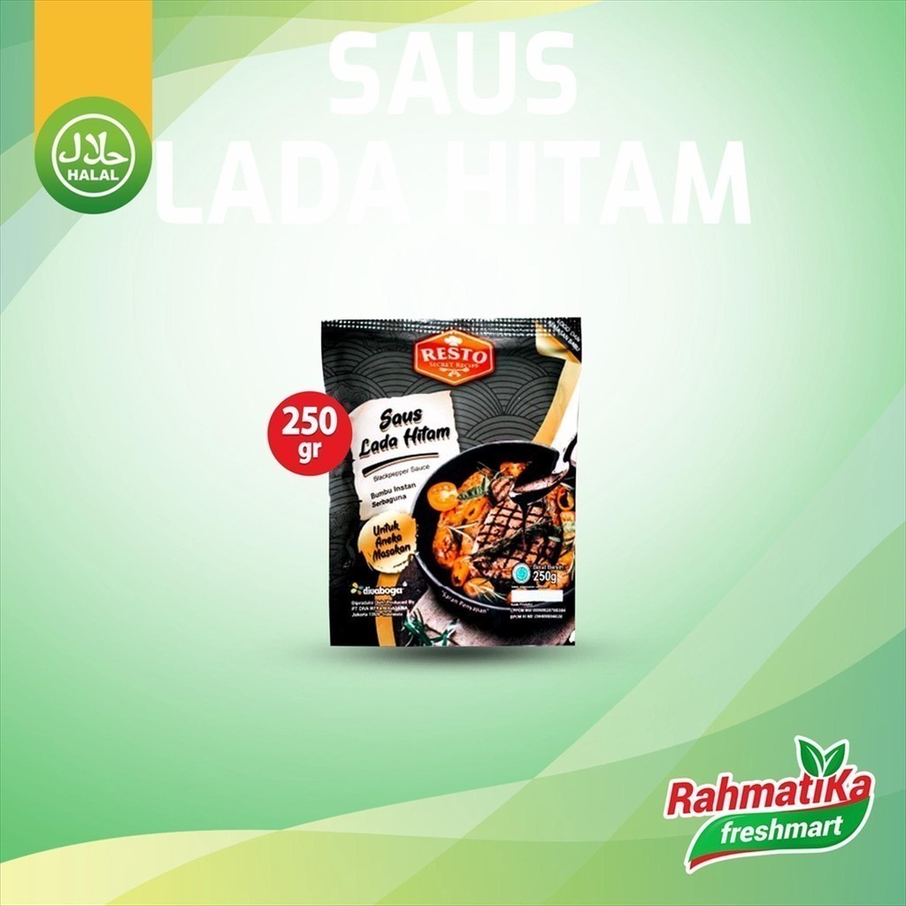 

Resto Secret Recipe Saus Lada Hitam 250 gram