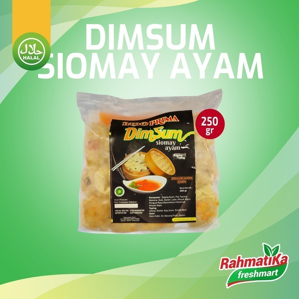 

Dimsum Siomay Ayam Indo Prima 250 gr (Frozen)