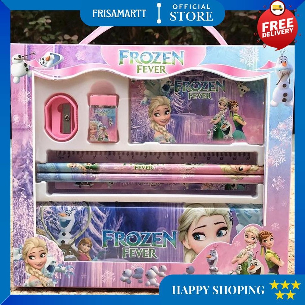 

Alat Tulis Set 7 In 1 / Alat Tulis Karakter D Best Seller