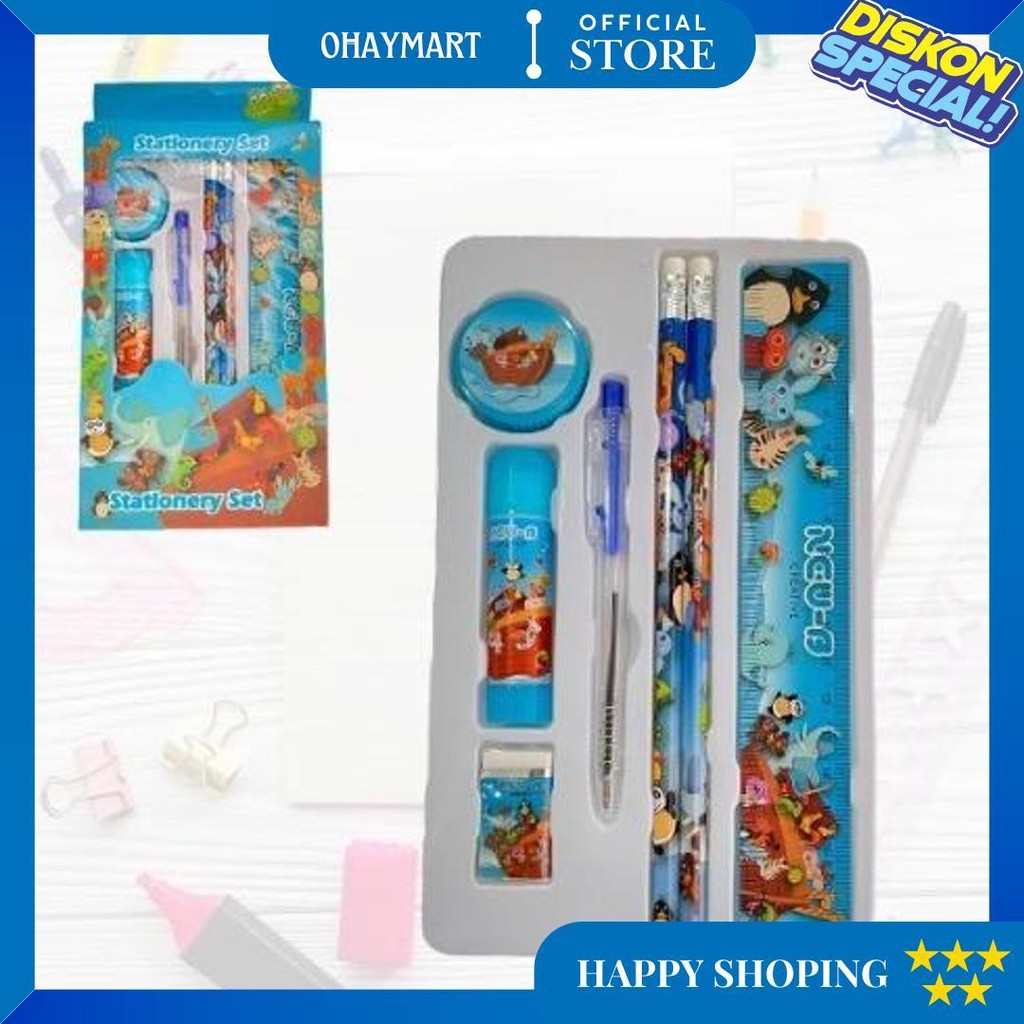 

Alat Tulis Set 7In1 / Stationery Set / Alat Tulis Anak / Alat Tulis Sekolah / Set Alat Tulis 7In1 D Best Seller