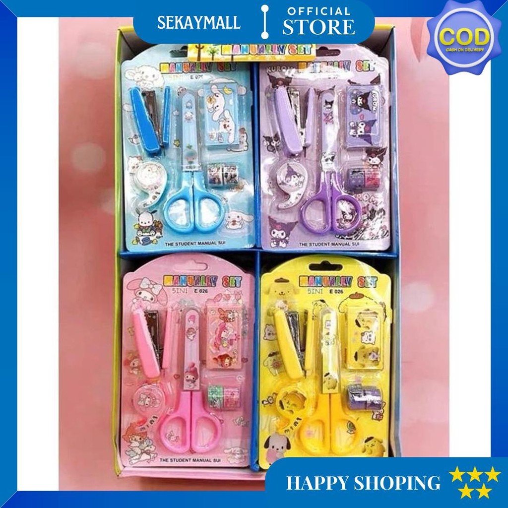 

Alat Tulis Set 8In1 Karakter Stationery Kids / Paket Alat Tulis Anak Tk / Set School Supplies For Child Writing Gift Eraser Ruler D Termurah