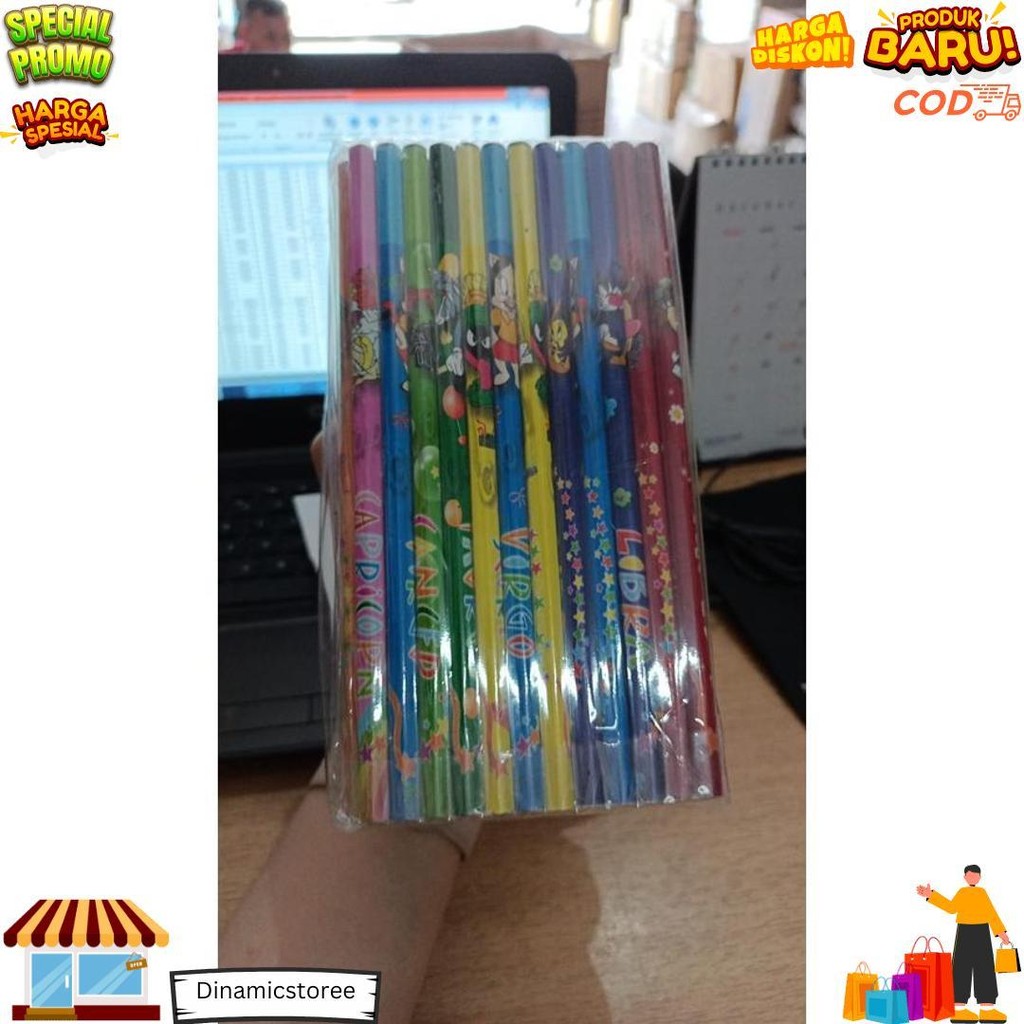 

(12Pcs) Pensil 2B Hijau / Biru / Batik / Fancy Karakter / Greebel Hijau / Boneka Papan D Termurah