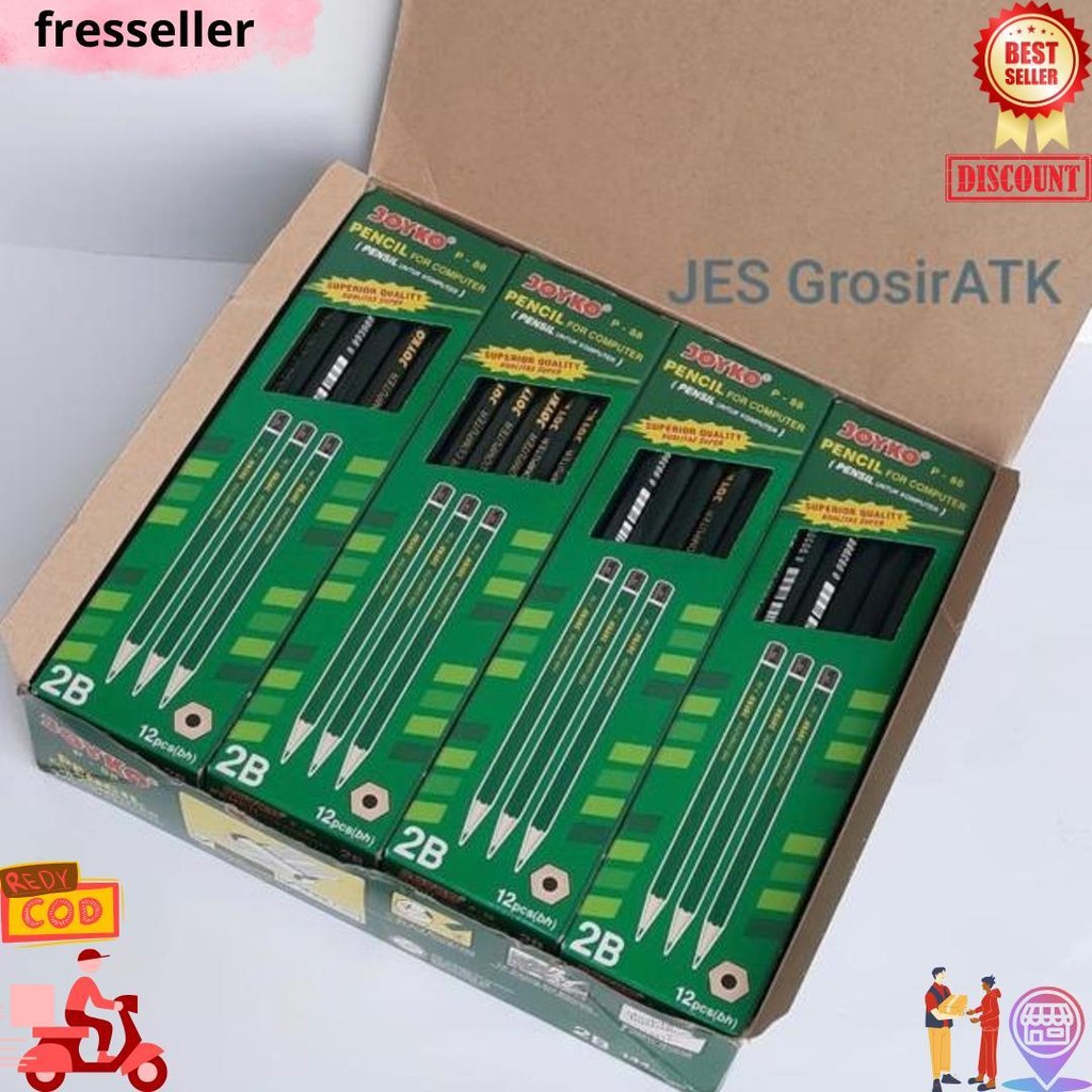 

Pensil Murah Joyko 2B P-88/P88 [Lusin] D Promo 4.4