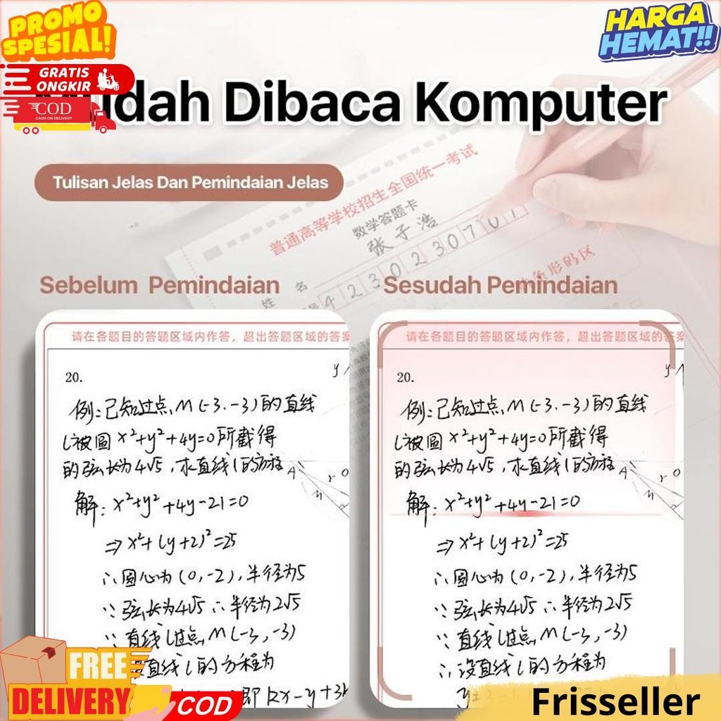 

Hoptech - Pulpen Gel Retractable 4 Warna 0.5Mm Cepat Kering | Alat Tulis Sekolah & Kantor 1 Pcs D Gratis Ongkir