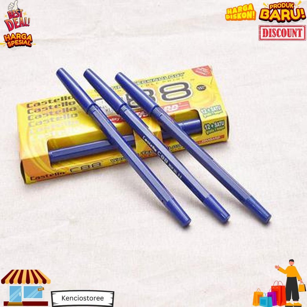 

Termurah Pulpen Standard Murah C 88 / Pen Standart Castello C88 (Isi 13) ++ D Promo Puncak