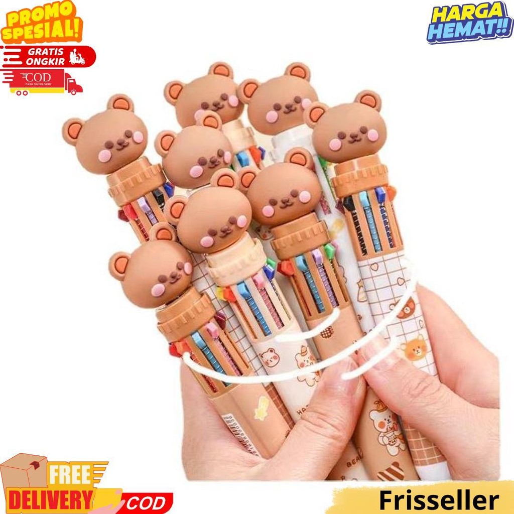 

Bulpoin 10 In 1 Karakter Gelpen 10 Warna 10 In 1 D Promo Puncak