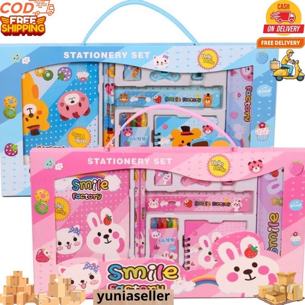 

Diskon Shop - S5982 Set Alat Tulis 8 In 1 / Set Alat Tulis Anak Motif Kartun / Set Alat Tulis 8 In 1 Lucu / Stationery Set 8 In 1 Lucu D Promo 4.4