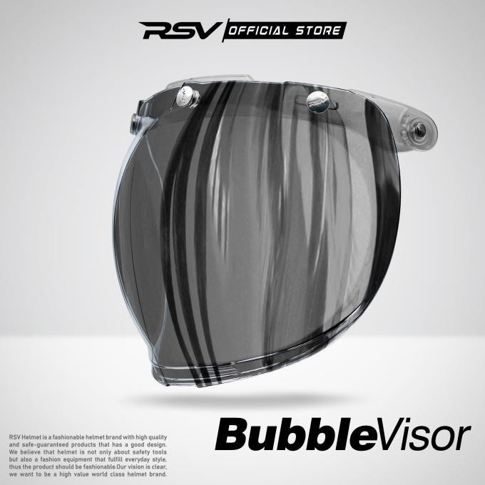 RSV Kaca Helm Visor Bubble Retro Odezzy & Classic - All Warna RSV Helmets murah