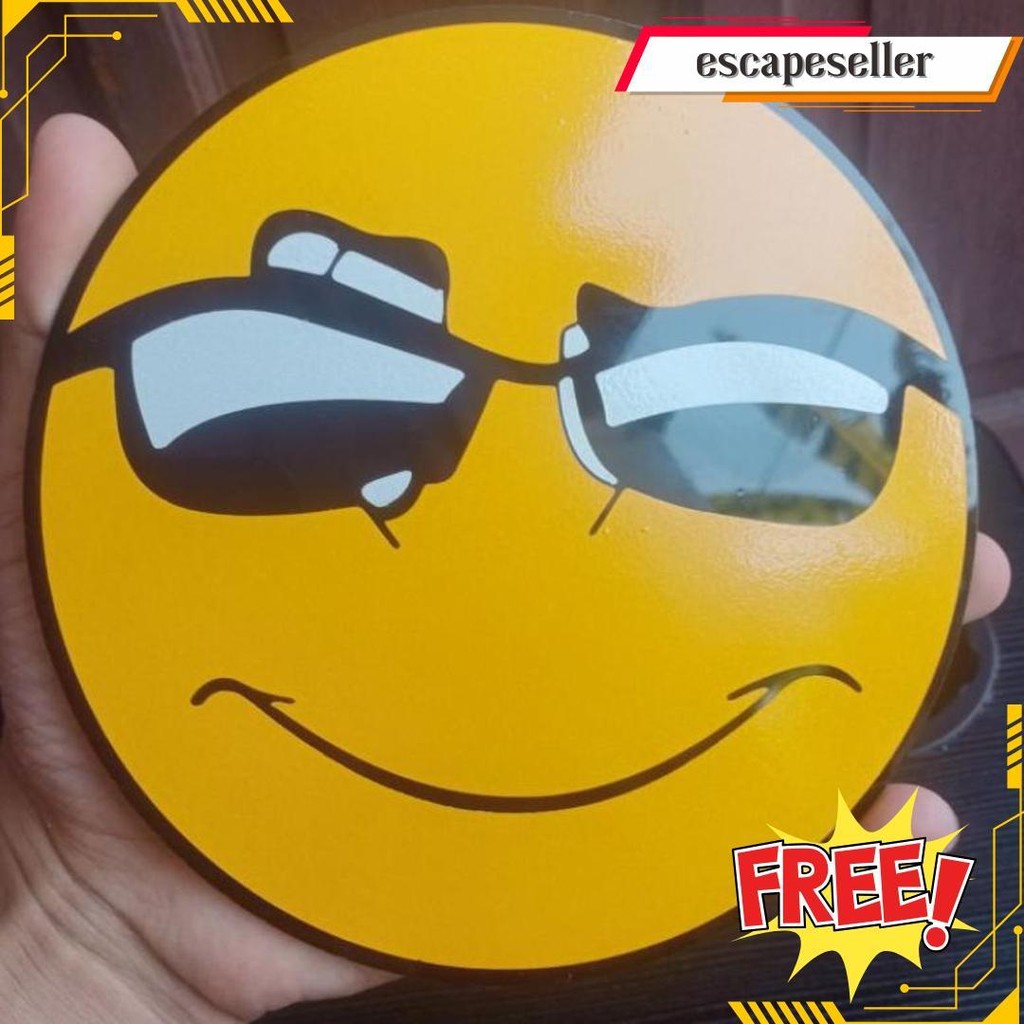 Wiper Mobil Emoji Wiper Emotico Wiper Jumbo 18Cm Wiper Mobil Emoji Jumbo Termurah Banget