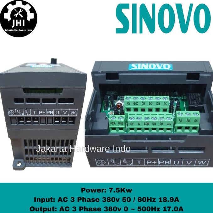 Sale Inverter Vfd 7.5Kw/10Hp 380V 3Phase Variable Frequency Drive Sinovo