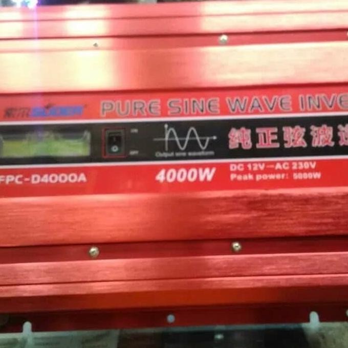 Sale Suoer Digital Pure Sine Wave 12V 4000Watt Souer Original