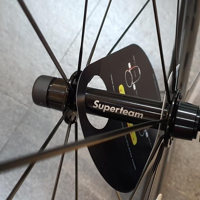 ready  Wheelset Super Team Carbon 50mm Rim Brake Hub R13 - G4 murah