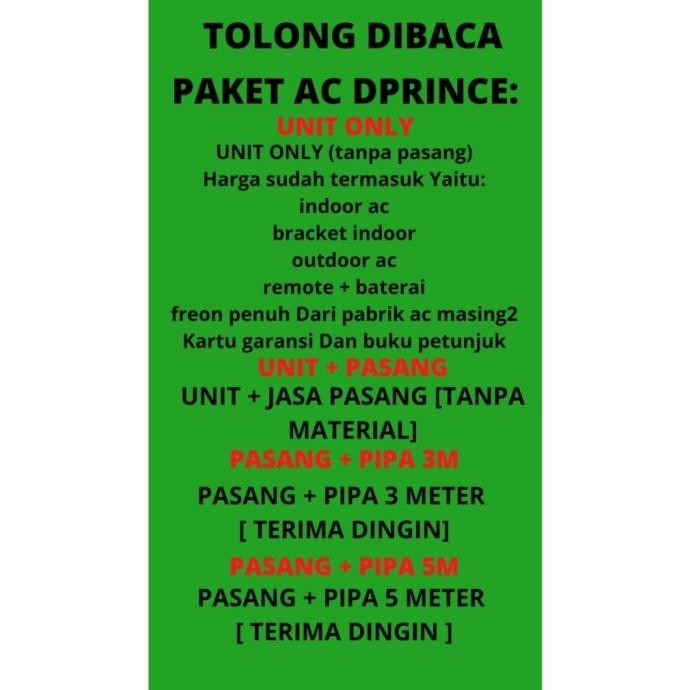 Murah MITSUBISHI SRK05CR-S3 / SRK 05CR AC Split Standard 0.5PK Thailand Non COD