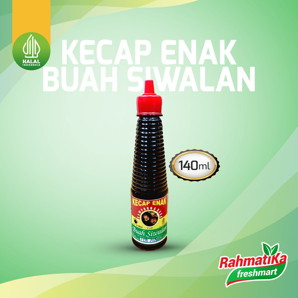 

Kecap Enak Cap Buah Siwalan Botol 140 ml