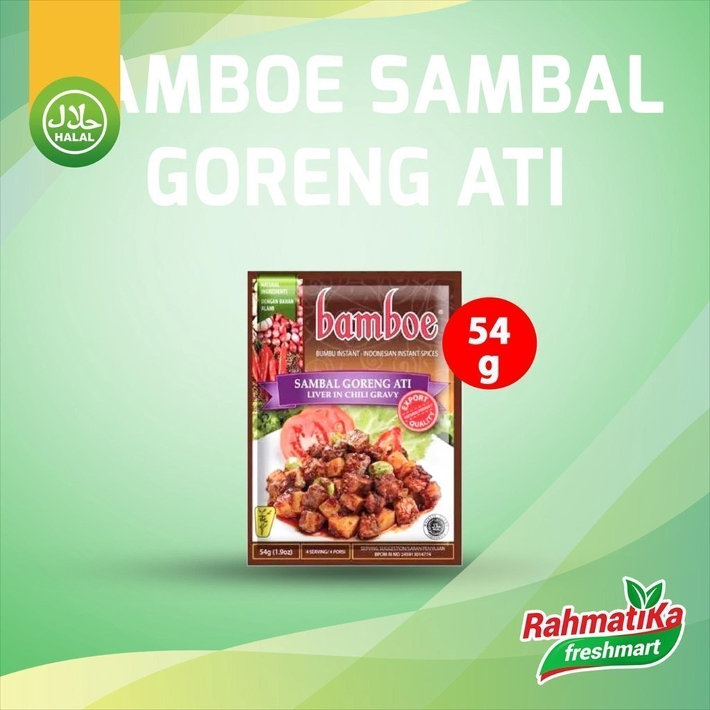 

Bamboe Sambal Goreng Ati / Bumbu Instan 54 gr