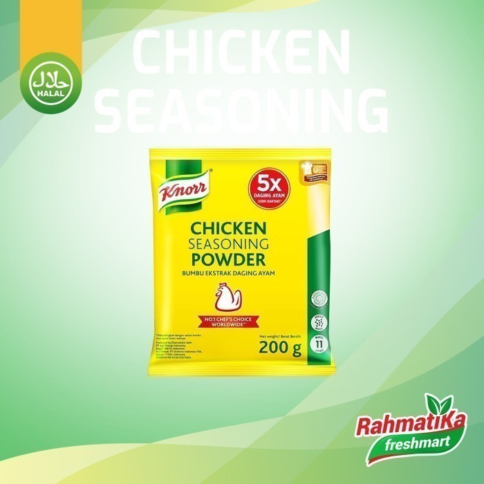 

Knorr Chicken Seasoning Powder / Bumbu Ekstrak Daging Ayam 200 gr