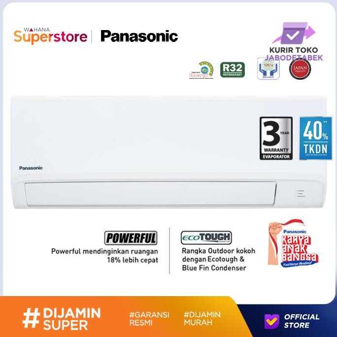 Murah PANASONIC AC Standard Split 1/2 PK - CS/CU-YN5WKJ | YN5-WKJ Non COD