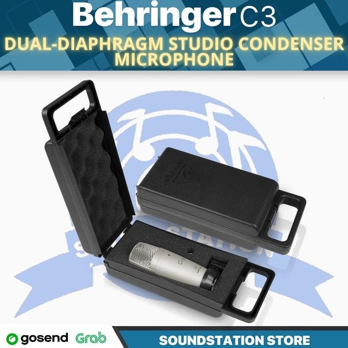 Grosir Behringer C3 Dual-Diaphragm Studio Condenser Microphone | Mic Rekaman