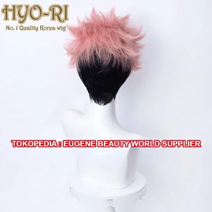 Promo Ready Stok - Wig Cosplay Jujutsu Kaisen Sukuna Itadori Yuji Itadori