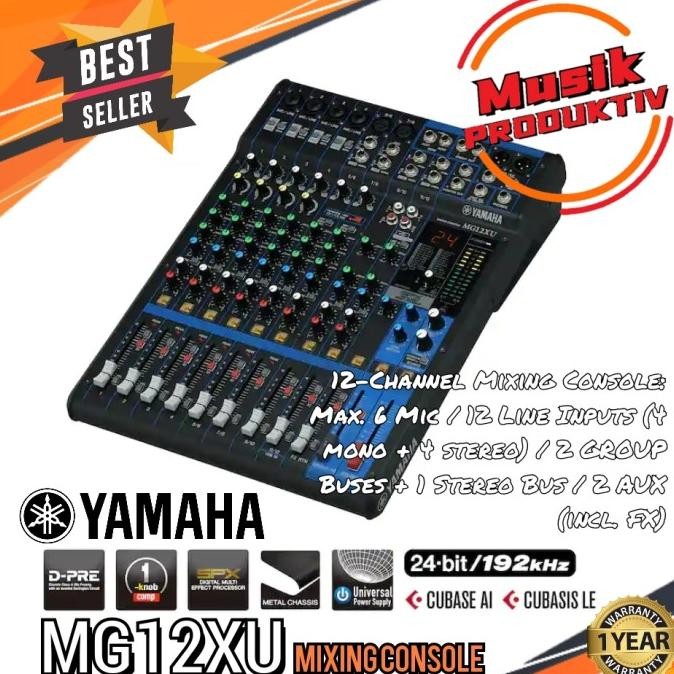 Murah Yamaha Mixer Mg-12Xu / Mg 12Xu / Mg12Xu