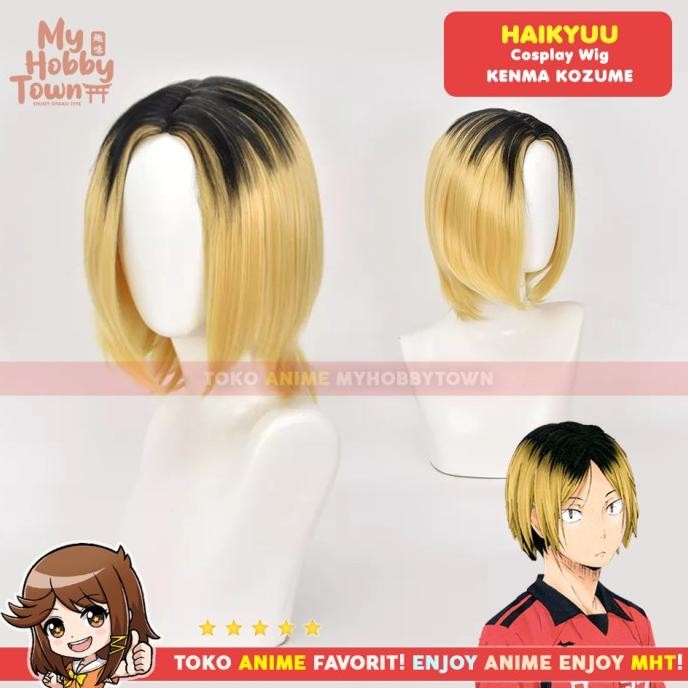 Murah Wig Cosplay Anime Haikyuu : Kenma Kozume