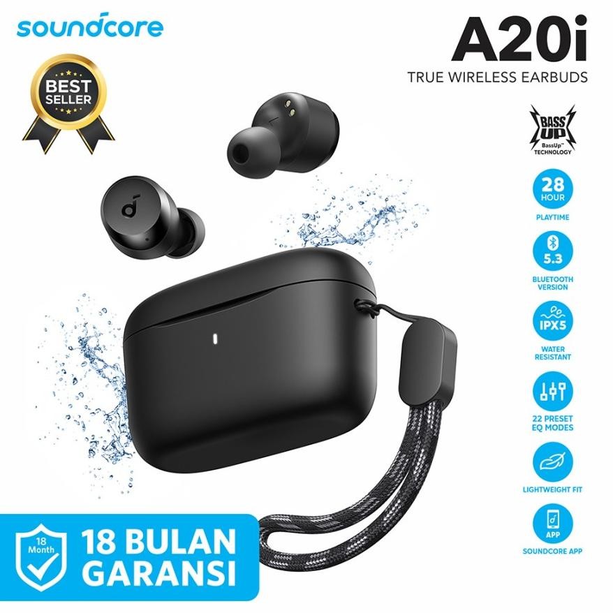 TWS Anker SoundCore A20i - A3948 headset earphone bluetooth