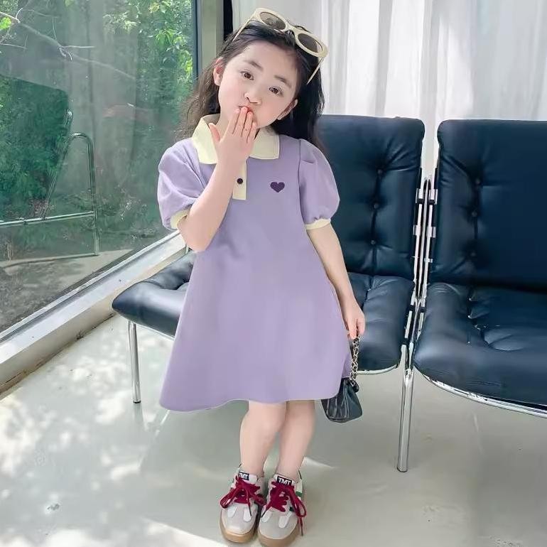 Dress Anak Stella Bordir / Dress Santai