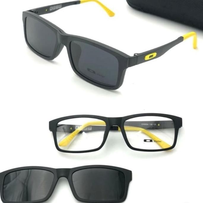 new  Frame Kacamata Clip On OX 8008 Kacamata Pria Kacamata Polarized
