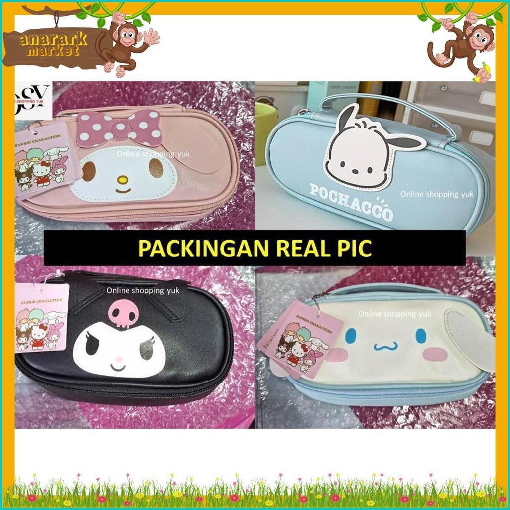 

Tempat Pensil Sanrio , Kotak Pensil Kuromi , Tas Kosmetik , Pouch , Motif Kuromi / Cinnamoroll / My Melody , Import Premium. Online Shopping Yuk. Kapasitas Besar. Bahan Kulit , Kuat & Sangat Cantik Exclusive. Diskon