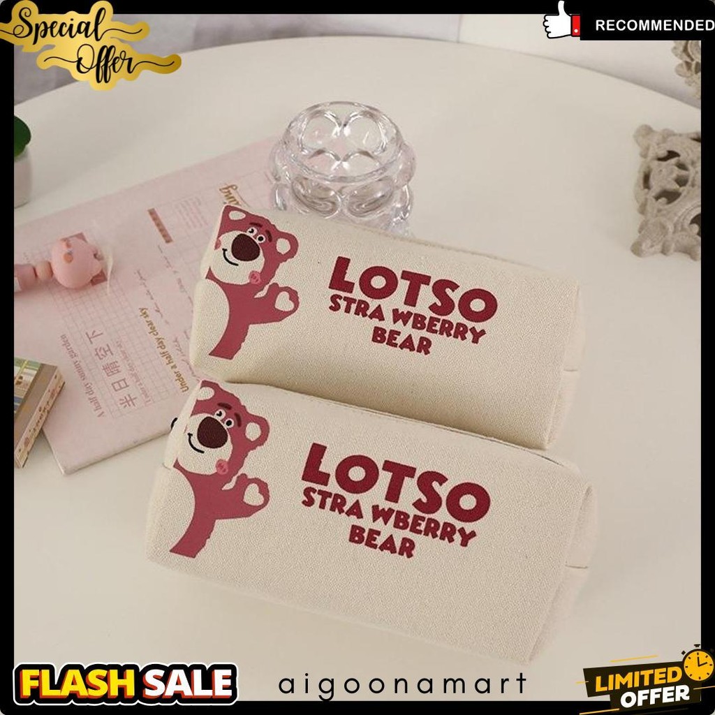 

Ins Pacha Anjing Tas Pensil Cute Strawberry Bear Tas Pensil Jaring Merah Kapasitas Besar Siswa Sekolah Dasar Smp Peralatan Penyimpanan Tas Diskon Setengah Harga