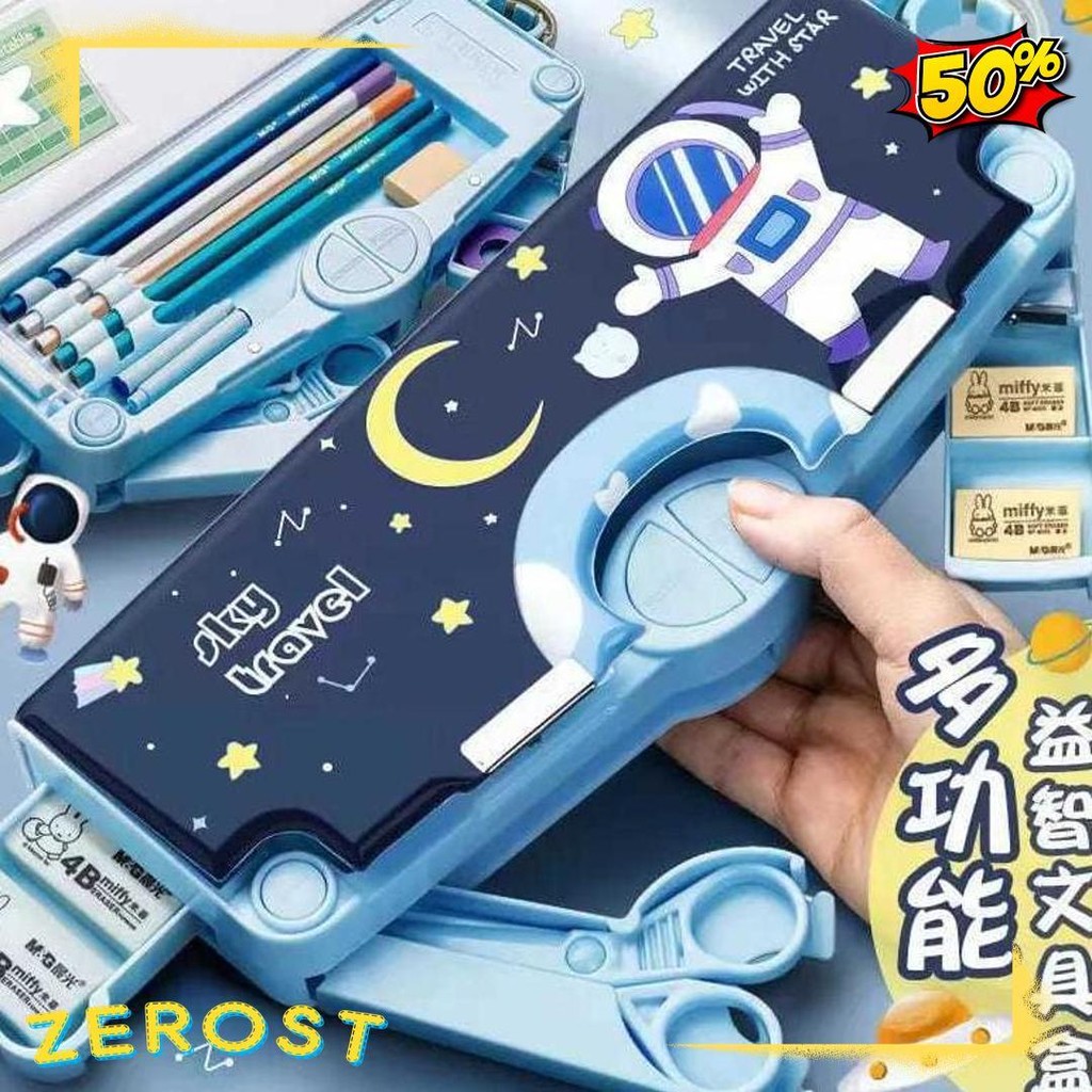

( Zwq ) K001 Kotak Pensil Multifungsi Motif Kartun Untuk Laki Laki Perempuan / Tempat Pensil Serbaguna Anak Sekolah Tk Sd Diskon Setengah Harga