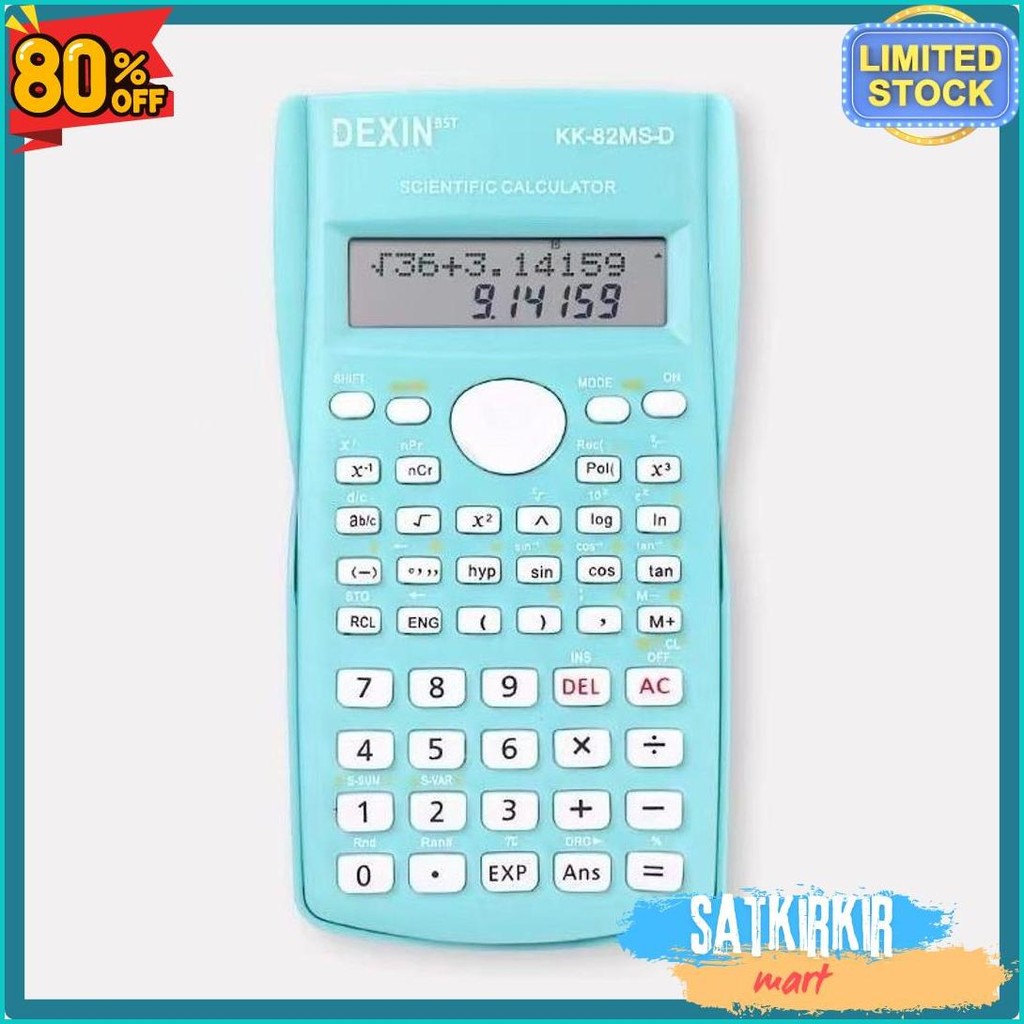 

Kalkulator Ilmiah Scientific Dexin Kk-82Ms Diskon