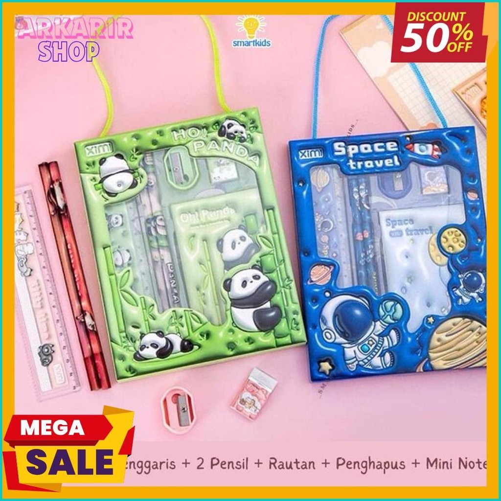 

Alat Tulis Set Paket Komplit 7 In 1 / Stationery Complete Lengkap / Kotak Pensil Anak / Souvenir Hadiah Kado / Sekolah Karakter Kartun Lucu Animal Hewan / Perlengkapan Tulis / Tempat Pensil Terlengkap Dan Termurah